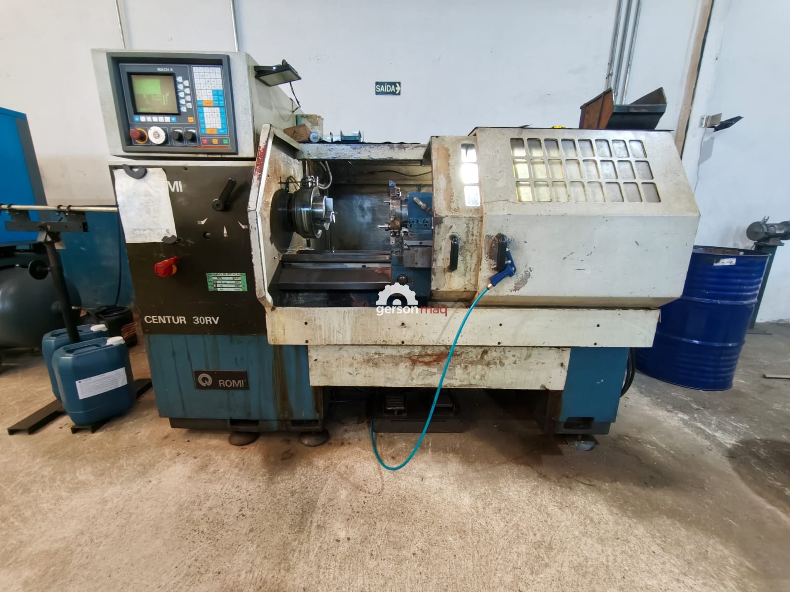 TORNO CNC ROMI CENTUR 30 RV - TORRE - MACH 08